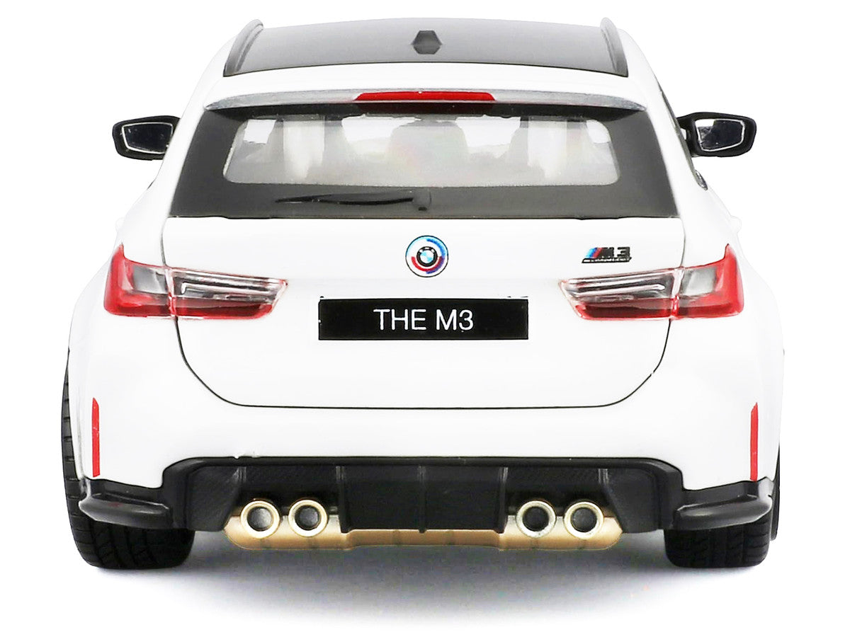 Bburago 1:24 2023 BMW M3 Touring White — product image 4