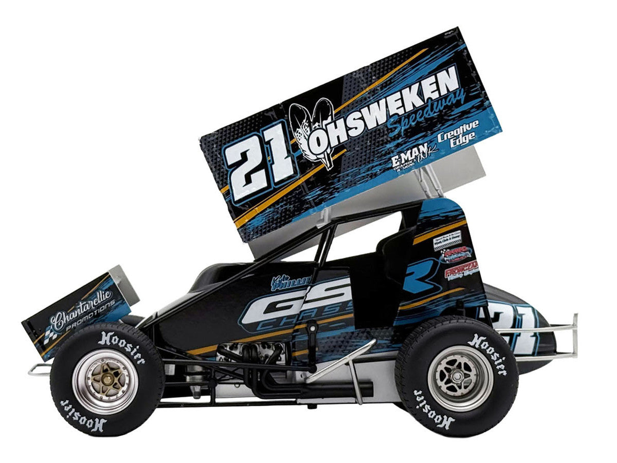 Winged Sprint Car #21 Kyle Phillips "GSR Chassis - Ohsweken Speedway" (2026) 1/18 Diecast Model Car by ACME-3