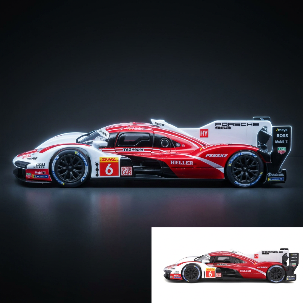 Bburago 1:24 Porsche 963 #6 Penske, 2024 WEC