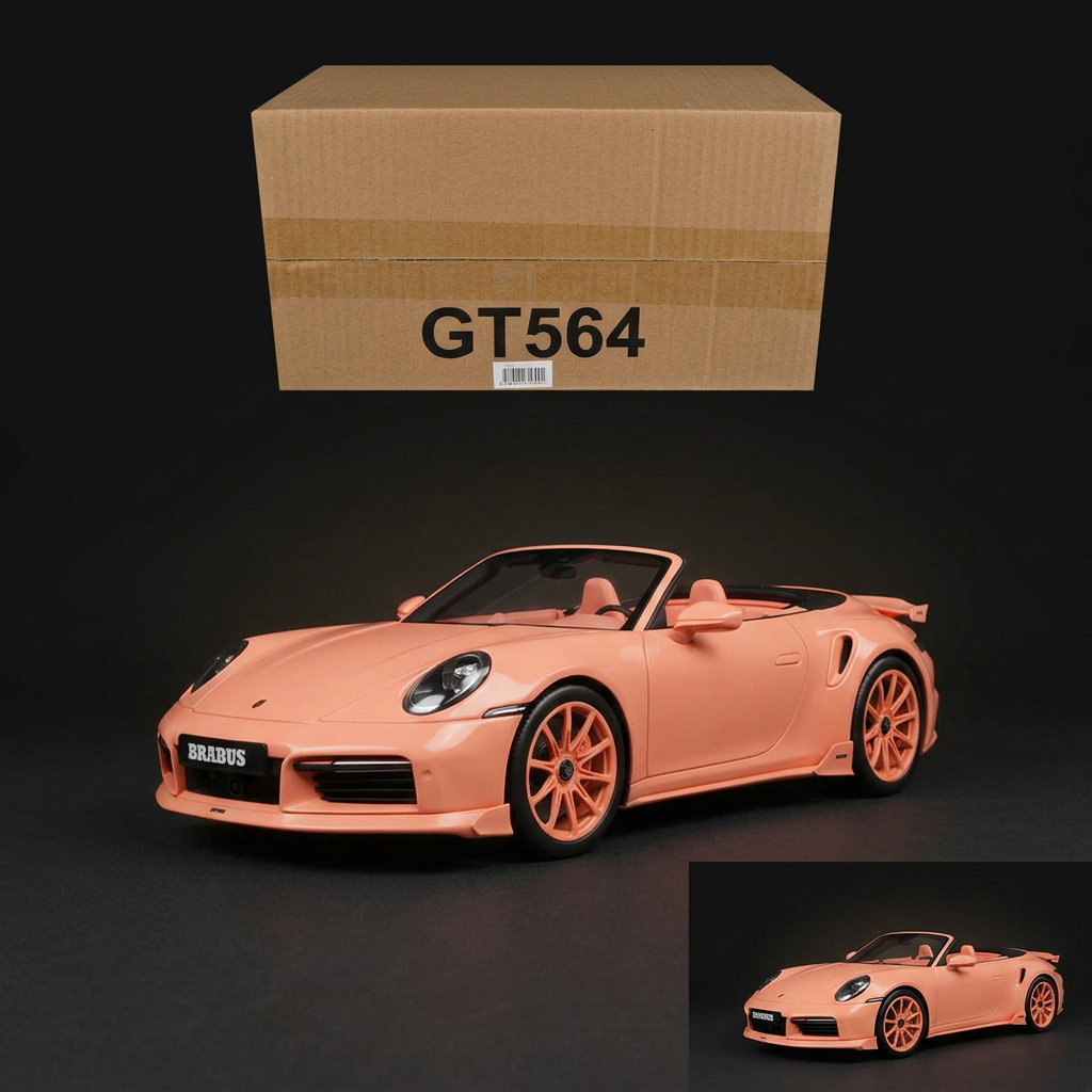 GT Spirit 1:18 2024 Brabus 900 Peetch Pink with Pink Interior