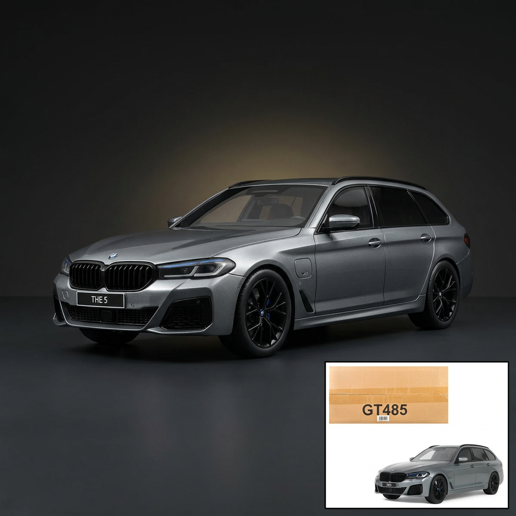 GT Spirit 1:18 2023 BMW 530E XDrive M Silver Metallic