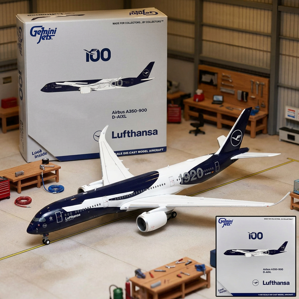 GeminiJets 1:400 Lufthansa A350-900 – 100th Anniversary