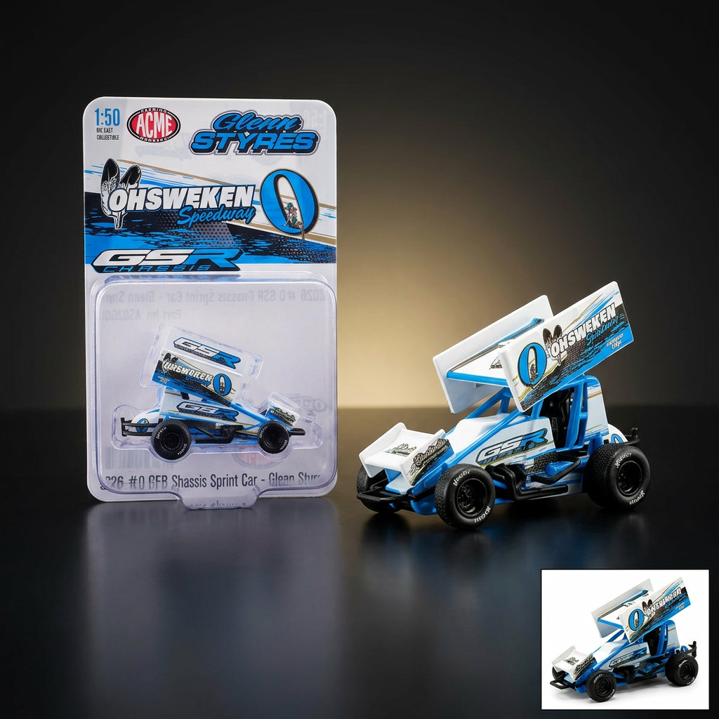 ACME 1:50 Winged Sprint Car #0 Glenn Styres Ohsweken Speedway - GSR Chassis (2026)