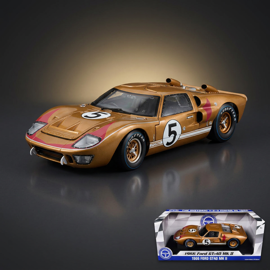 ACME 1:18 Ford GT40 MKII #5 Bucknum/Hutcherson – Le Mans 1966, 3rd