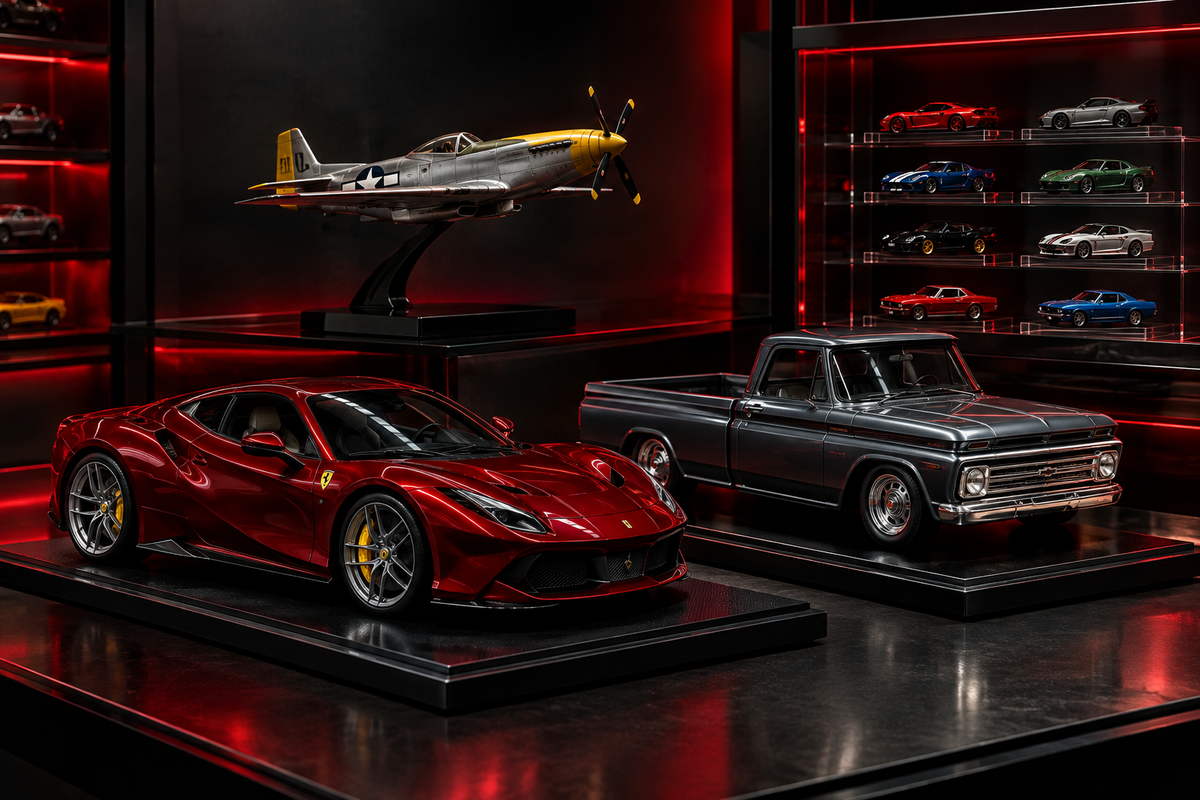 Premium diecast collector vault cover
