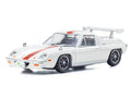 Kyosho 1/64 Lotus Europa RHD White Red Stripe Diecast Model Car-0