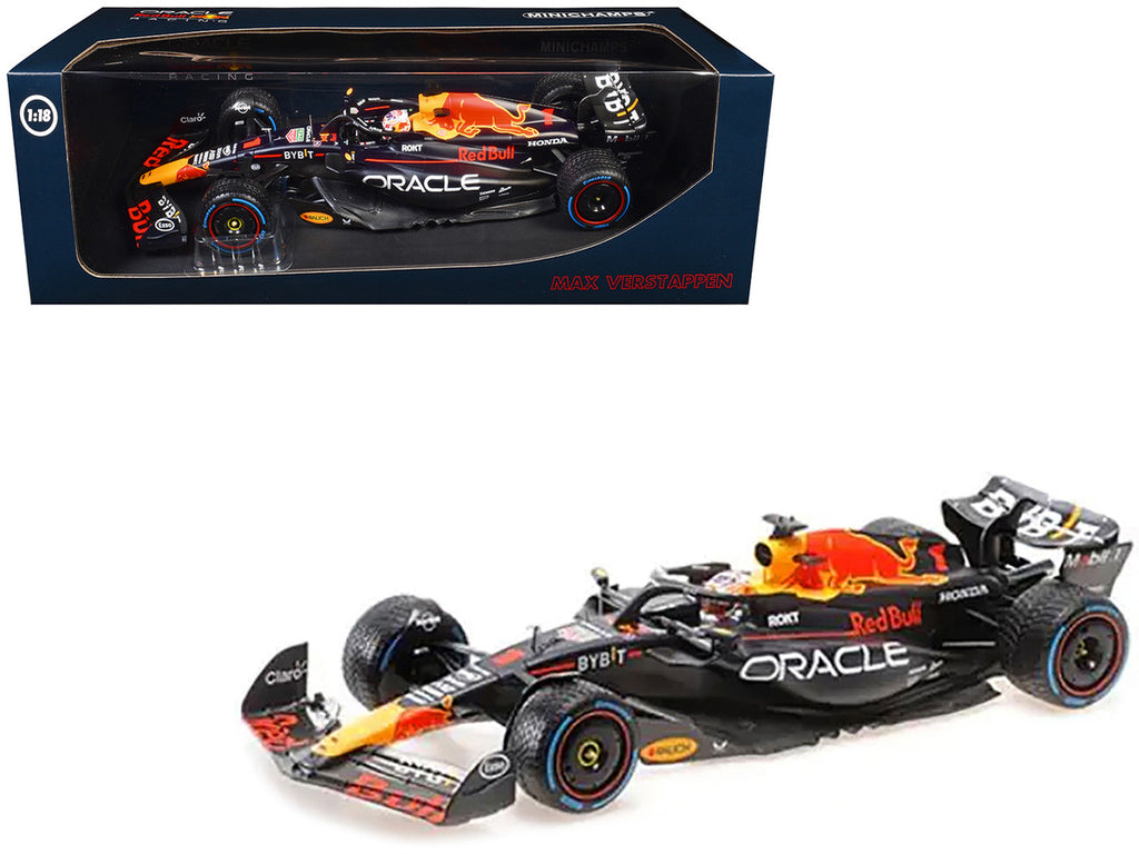 Red Bull Racing RB19 #1 Max Verstappen "Oracle" Winner F1 Formula One "Dutch GP" (2023) with Driver Limited Edition to 230 pieces Worldwide 1/18 Diecast Model Car by Minichamps-2