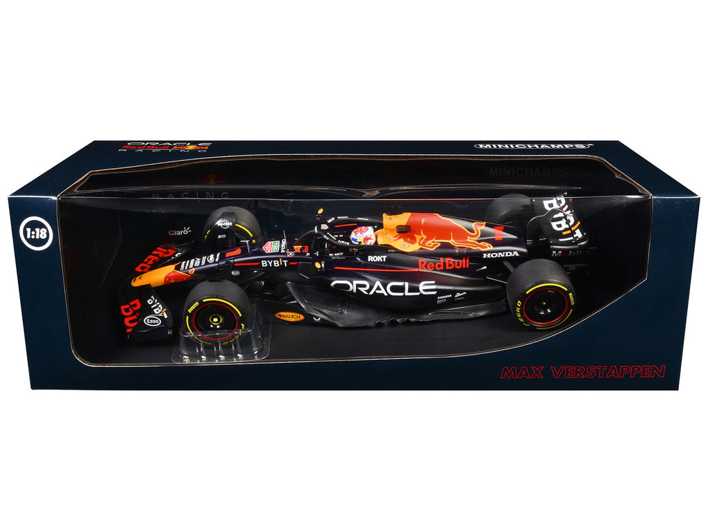 Red Bull Racing RB19 #1 Max Verstappen "Oracle" Winner F1 Formula One "Italian GP" (2023) with Driver Limited Edition to 160 pieces Worldwide 1/18 Diecast Model Car by Minichamps-1