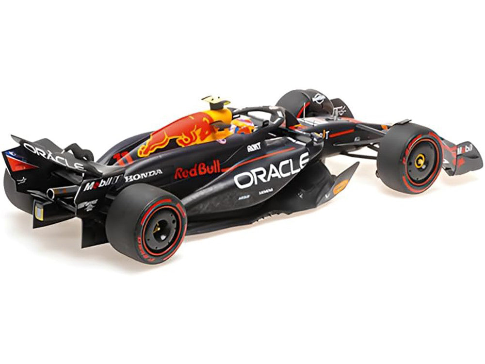 Red Bull Racing RB20 #11 Sergio Perez "Oracle" 2nd Place F1 Formula One "Bahrain GP" (2024) with Driver Limited Edition to 180 pieces Worldwide 1/18 Diecast Model Car by Minichamps-0