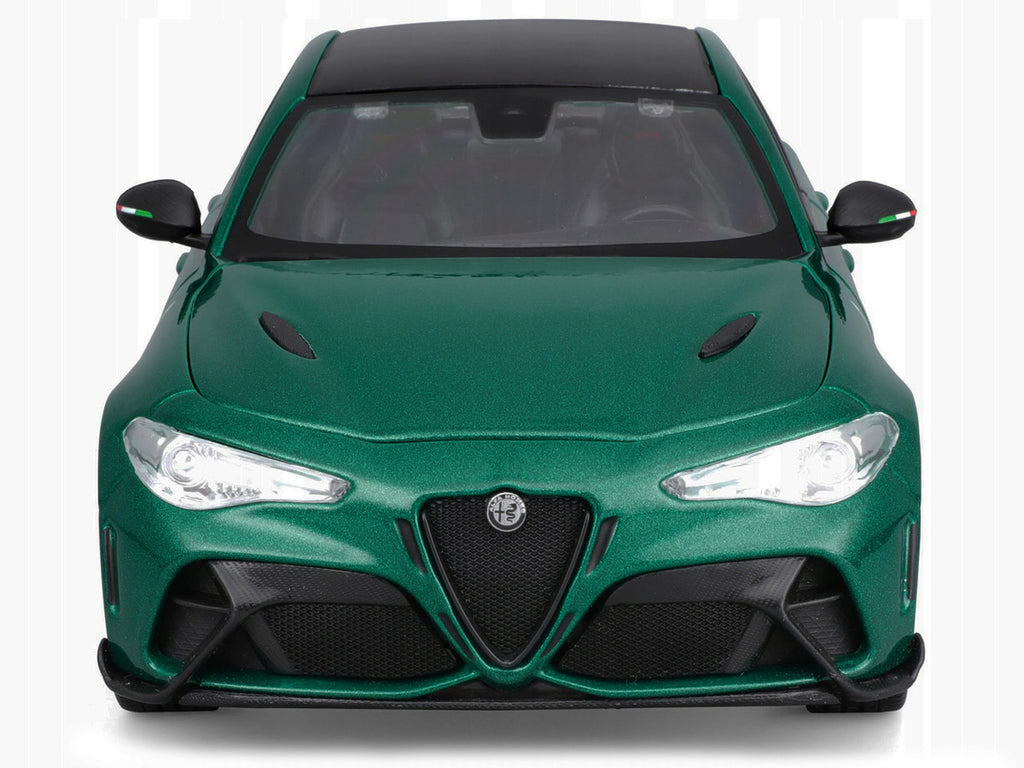 Alfa Romeo Giulia GTA 1/18 Diecast Model Green Metallic by Bburago-0