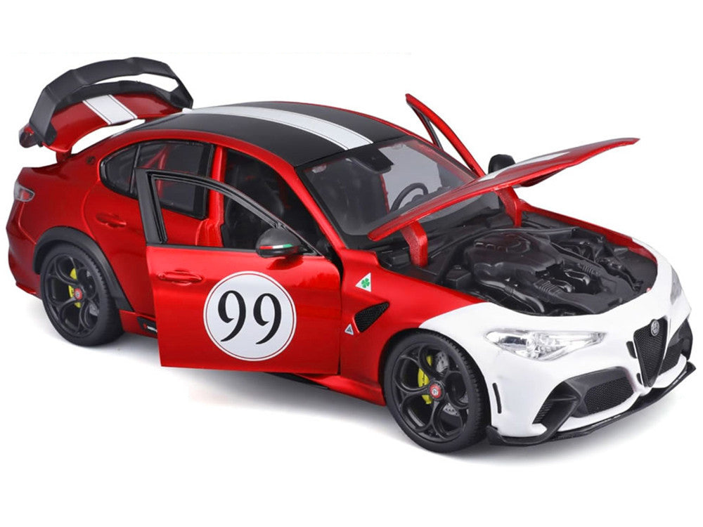 Alfa Romeo Giulia GTAm #99 1/18 Diecast Model Car by Bburago-1