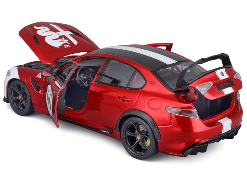 Alfa Romeo Giulia GTAm #99 1/18 Diecast Model Car by Bburago-2