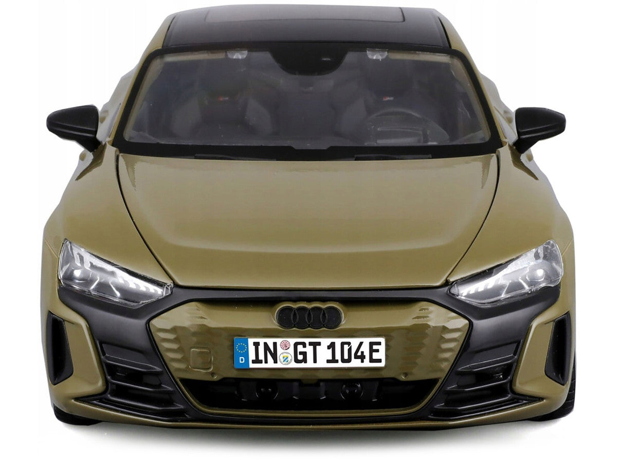 2022 Audi RS e-tron GT Dark Green 1/18 Diecast Model Car-3