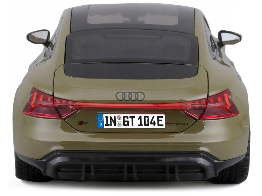 2022 Audi RS e-tron GT Dark Green 1/18 Diecast Model Car-4