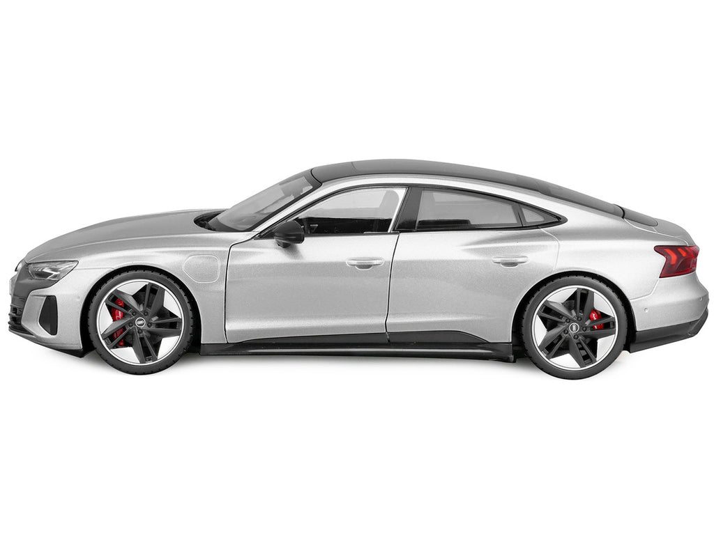 2022 Audi RS e-tron GT 1/18 Diecast Model Silver Metallic Sunroof-1