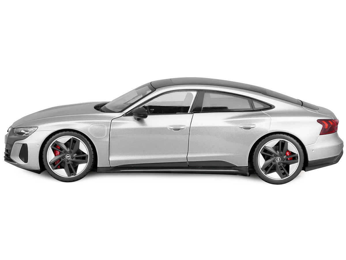 2022 Audi RS e-tron GT 1/18 Diecast Model Silver Metallic Sunroof-1