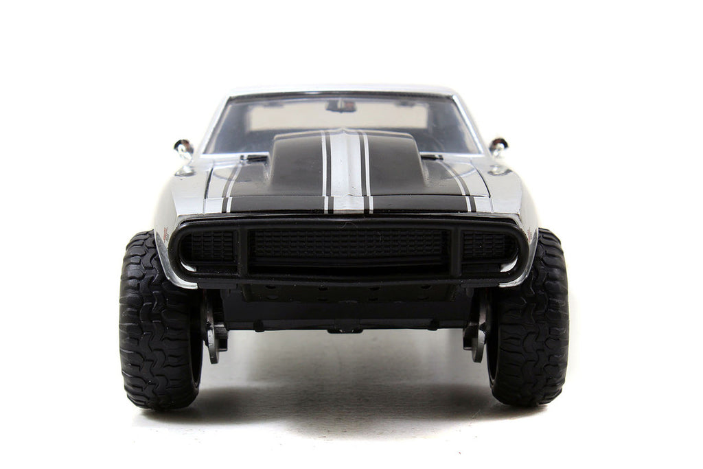 Roman's Chevrolet Camaro Z/28 Silver "Fast & Furious 7" Movie 1/24 Diecast Model Car by Jada-0