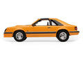 1982 Ford Foxbody Mustang Medium Vanilla Yellow with Black Top "The Mustang Stampede" Series 2 1/64 Diecast Model Car by Greenlight-0