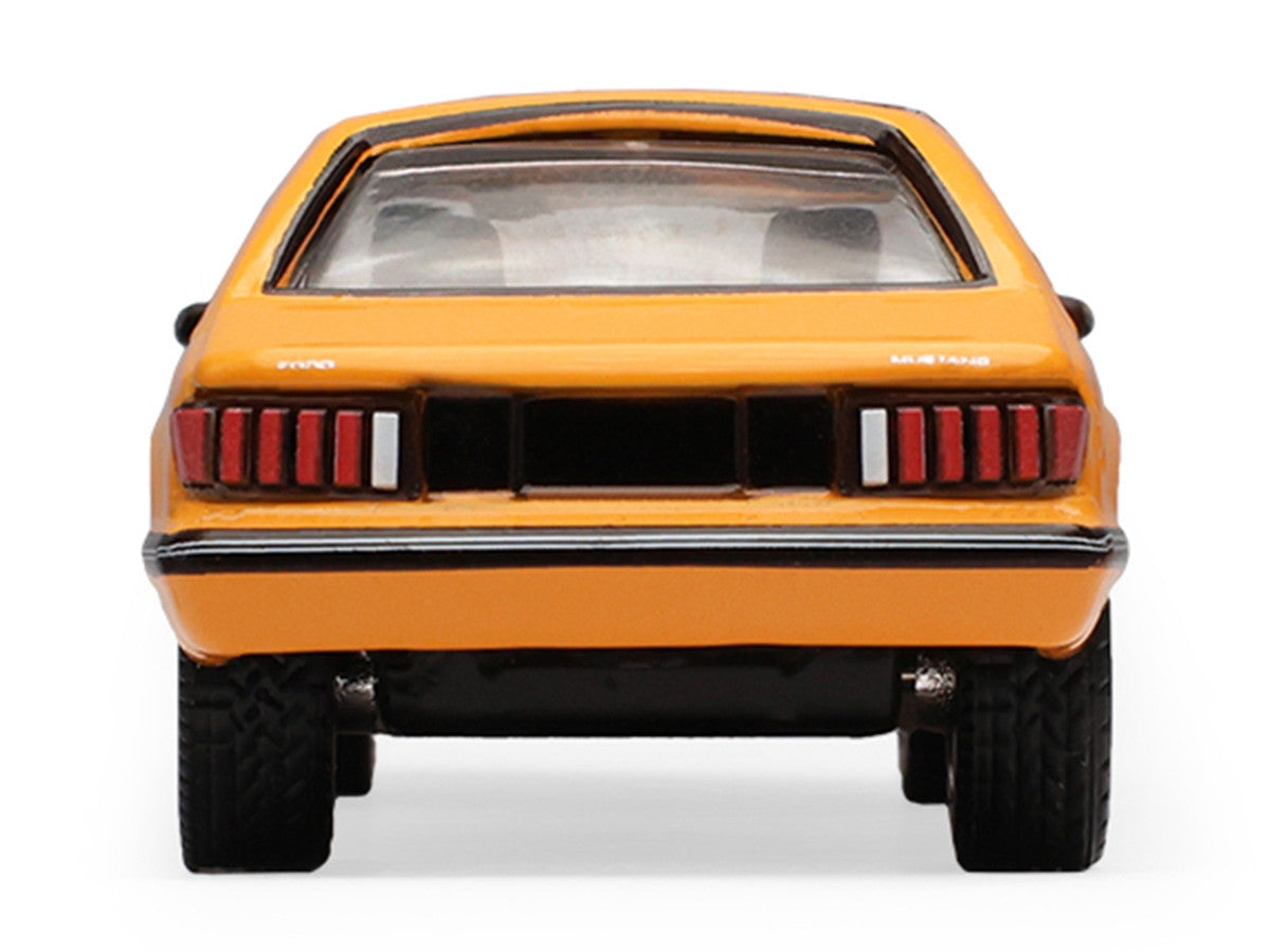 1982 Ford Foxbody Mustang Medium Vanilla Yellow with Black Top "The Mustang Stampede" Series 2 1/64 Diecast Model Car by Greenlight-1