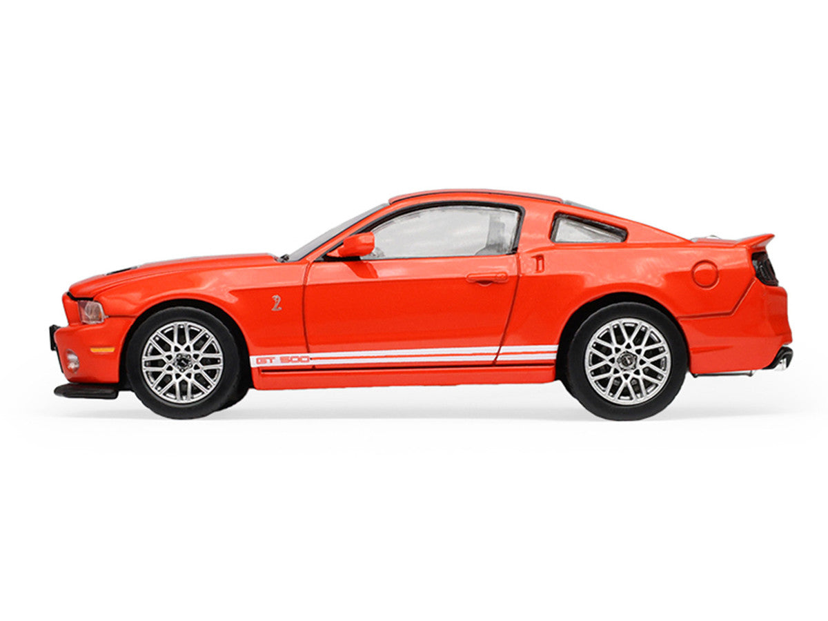 2013 Ford Shelby Mustang GT500 Race Red with White Stripes "Stampede" Series 2 1/64 Diecast Model Car by Greenlight-0