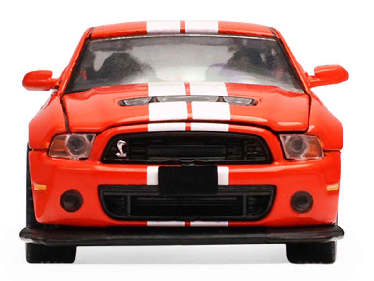 2013 Ford Shelby Mustang GT500 Race Red with White Stripes "Stampede" Series 2 1/64 Diecast Model Car by Greenlight-1