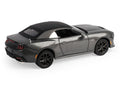 2024 Ford Mustang GT 5.0 Convertible Dark Matter Gray Metallic with Black Soft Top "Stampede" Series 2 1/64 Diecast Model Car by Greenlight-0
