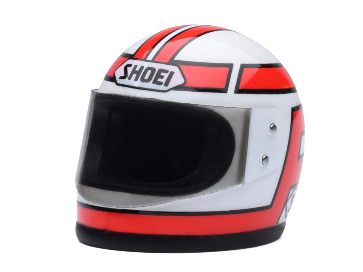 Honda NSR500 WGP500 Motorcycle #56 Red and White with Helmet "Baribari Legend" (1986) OVA 1/12 Model by Autoart-2