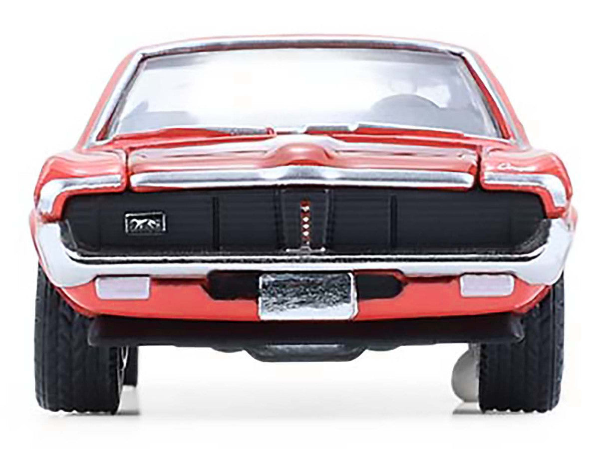 1969 Mercury Cougar Eliminator "Dyno Don" Red with Orange Stripes "GreenLight Muscle" Series 30 1/64 Diecast Model Car by Greenlight-0