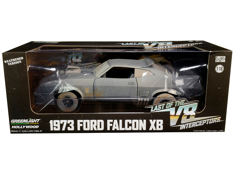 1973 Ford Falcon XB RHD (Right Hand Drive) (Weathered Version) "Last of the V8 Interceptors" (1979) Movie 1/18 Diecast Model Car by Greenlight-0