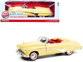 1949 Buick Roadmaster Convertible (Charlie Babbitt's) Yellow with Red Interior "Rain Man" (1988) Movie 1/18 Diecast Model Car by Greenlight-0