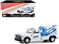 1969 Chevrolet C-30 Dually Wrecker Tow Truck "Roscoe Tow Service" White "Starsky and Hutch" (1975-1979) TV Series 1/18 Diecast Model Car by Greenlight-0