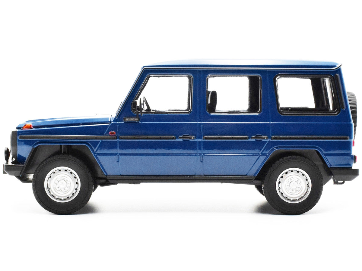 1980 Mercedes-Benz G-Model (LWB) Dark Blue with Black Stripes Limited Edition to 402 pieces Worldwide 1/18 Diecast Model Car by Minichamps-1
