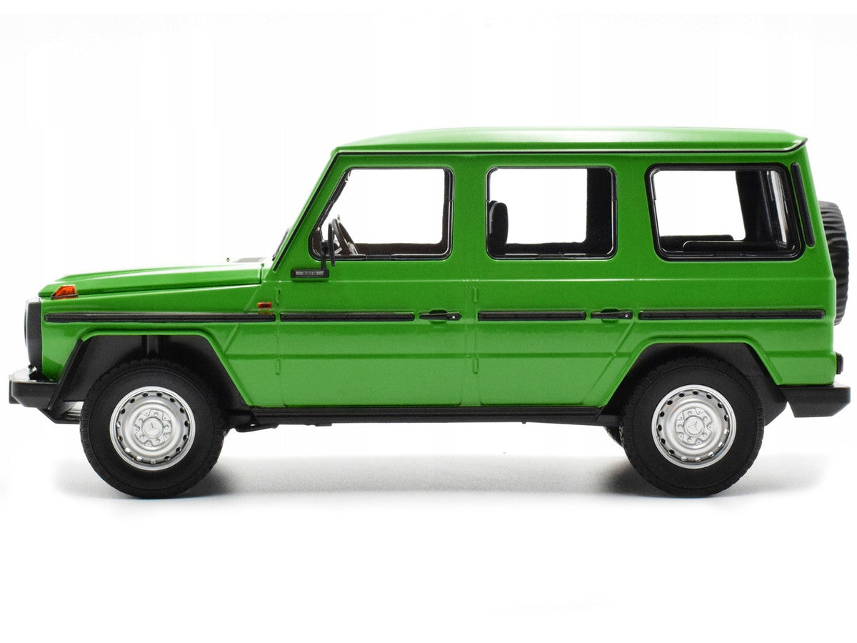 1980 Mercedes-Benz G-Model (LWB) Green with Black Stripes Limited Edition to 402 pieces Worldwide 1/18 Diecast Model Car by Minichamps-1