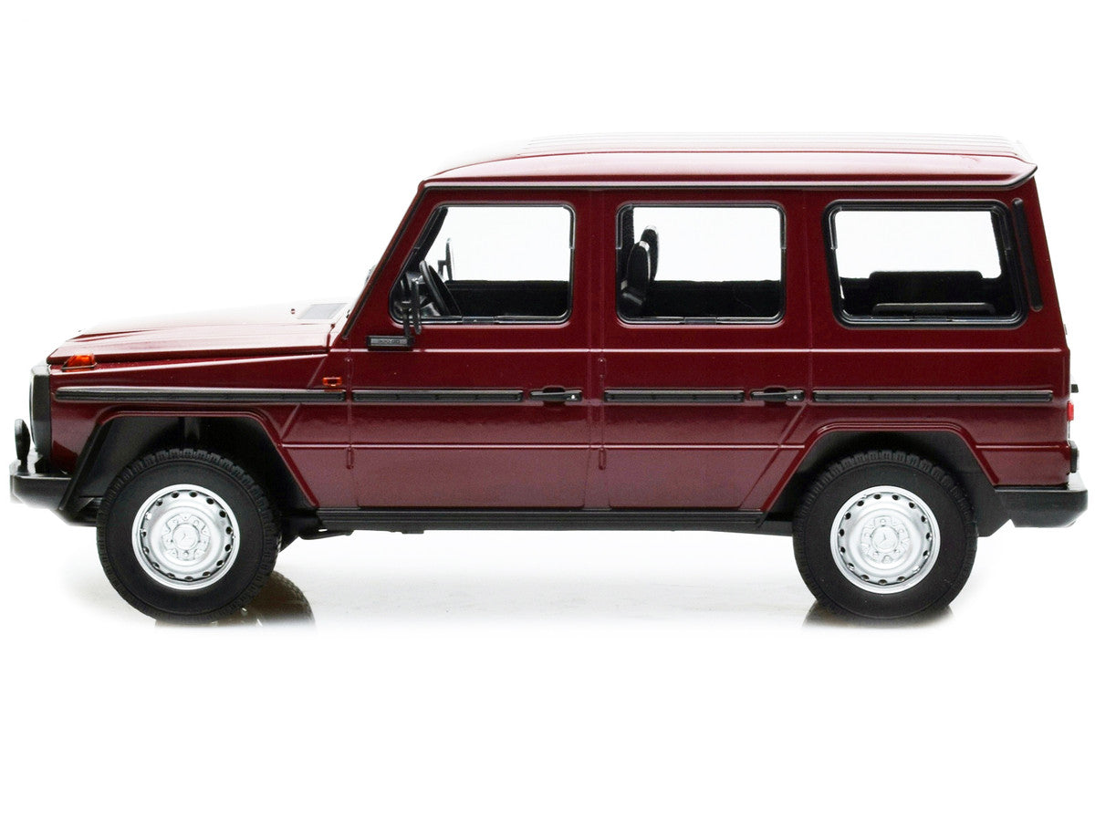 1980 Mercedes-Benz G-Model (LWB) Dark Red with Black Stripes Limited Edition to 402 pieces Worldwide 1/18 Diecast Model Car by Minichamps-1