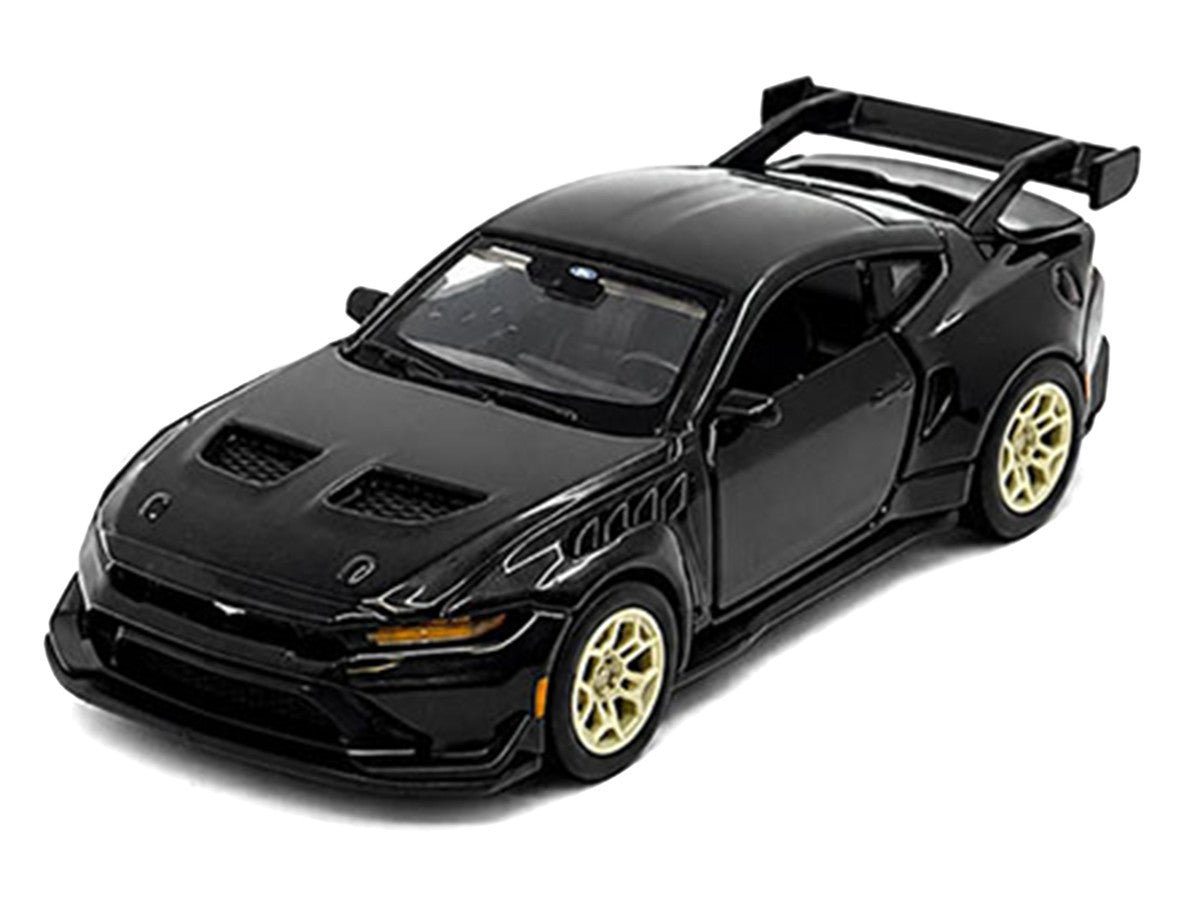 2025 Ford Mustang GTD Black Metallic "Speed Icons" Series 1/64 Diecast Model Car by Maisto-0