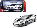 Ferrari FXX-K Evo #70 White 1/18 Diecast Model by Bburago-0