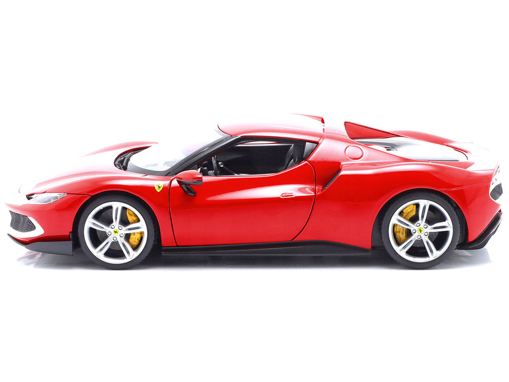 Bburago 1/18 Ferrari 296 GTB Assetto Fiorano Diecast Model Car Red-2