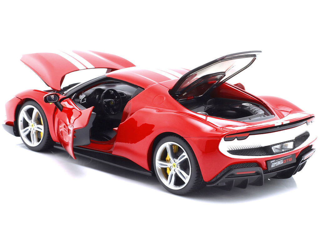 Bburago 1/18 Ferrari 296 GTB Assetto Fiorano Diecast Model Car Red-1