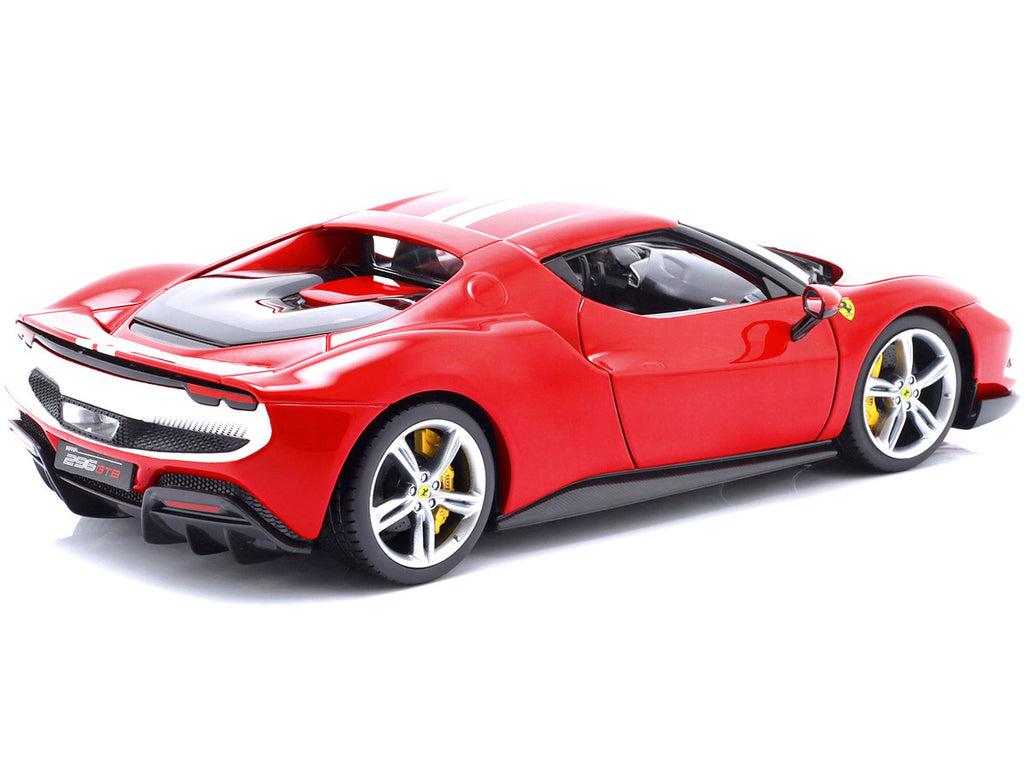 Bburago 1/18 Ferrari 296 GTB Assetto Fiorano Diecast Model Car Red-3