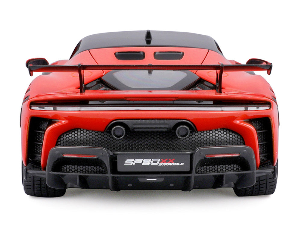 Bburago Ferrari SF90 XX Stradale 1/18 Diecast Model Car Red Black Top-0