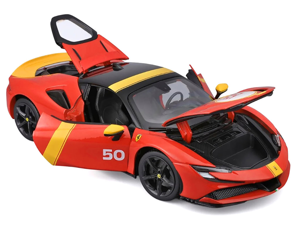 Ferrari SF90 Stradale Assetto Fiorano 1/18 Diecast Model Car by Bburago-3