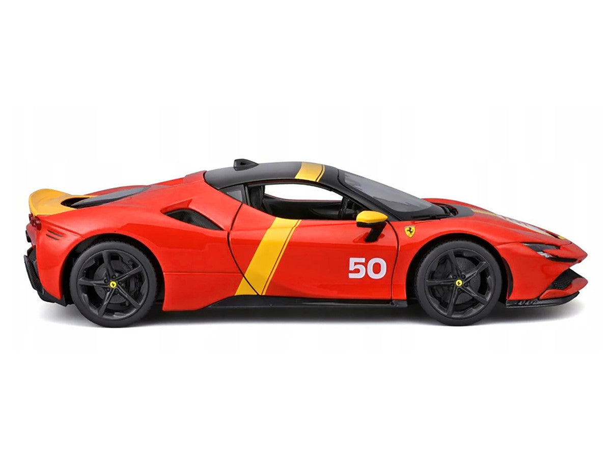 Ferrari SF90 Stradale Assetto Fiorano 1/18 Diecast Model Car by Bburago-0