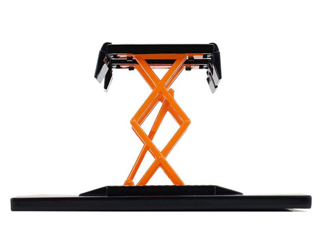 Automotive Double Scissor Lift Black and Orange "Double Scissor Lifts" Series 2 1/64 Diecast Model by Greenlight-3