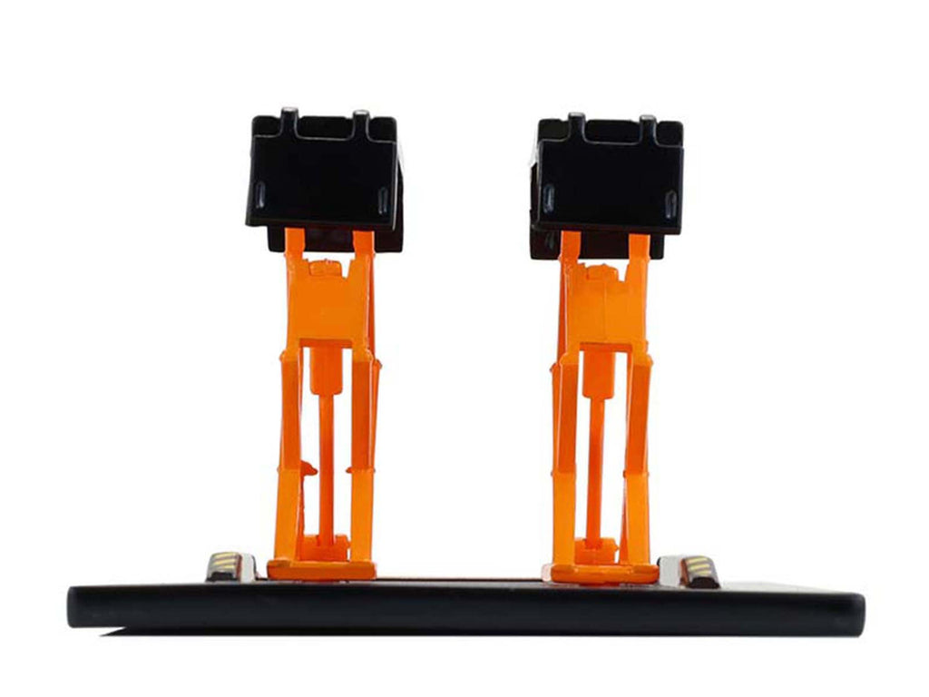Automotive Double Scissor Lift Black and Orange "Double Scissor Lifts" Series 2 1/64 Diecast Model by Greenlight-2
