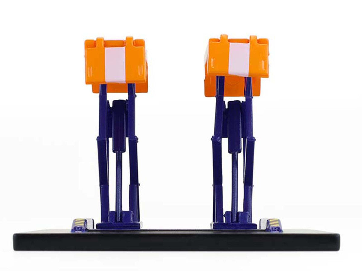 Automotive Double Scissor Lift "Union 76" Orange and Blue "Double Scissor Lifts" Series 2 1/64 Diecast Model by Greenlight-1