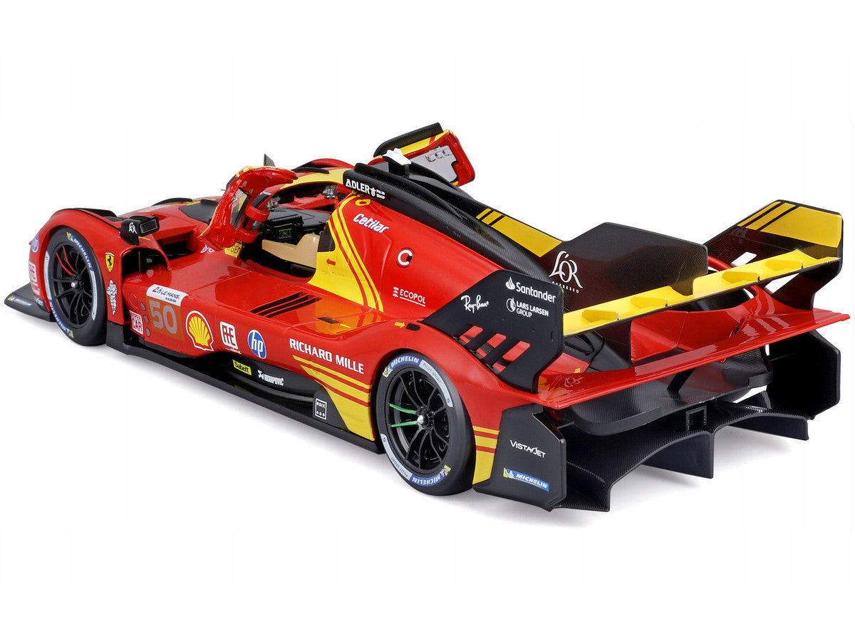 Ferrari 499P #50 Le Mans Winner 1/18 Diecast Model Car by Bburago-3