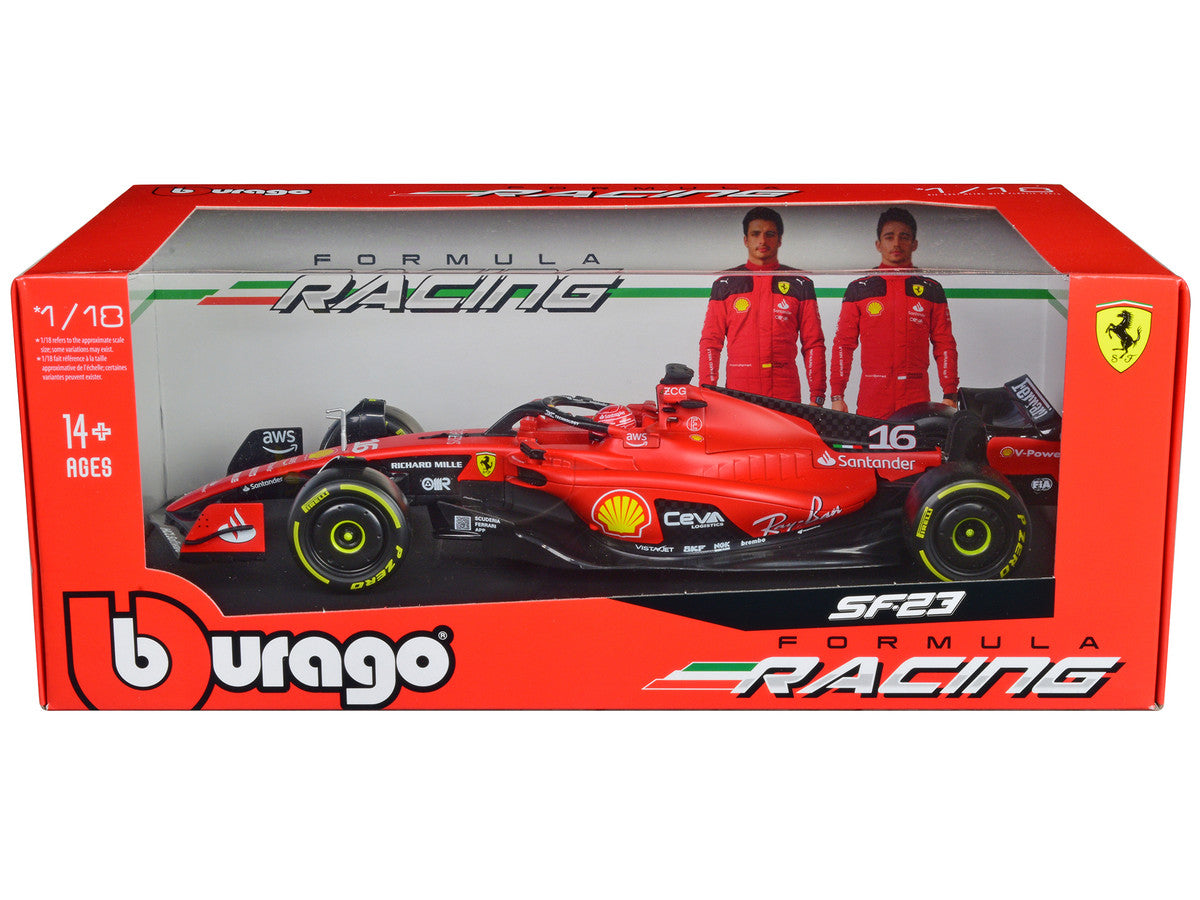 Ferrari SF-23 #16 Charles Leclerc 2023 F1 Diecast Model 1/18-0