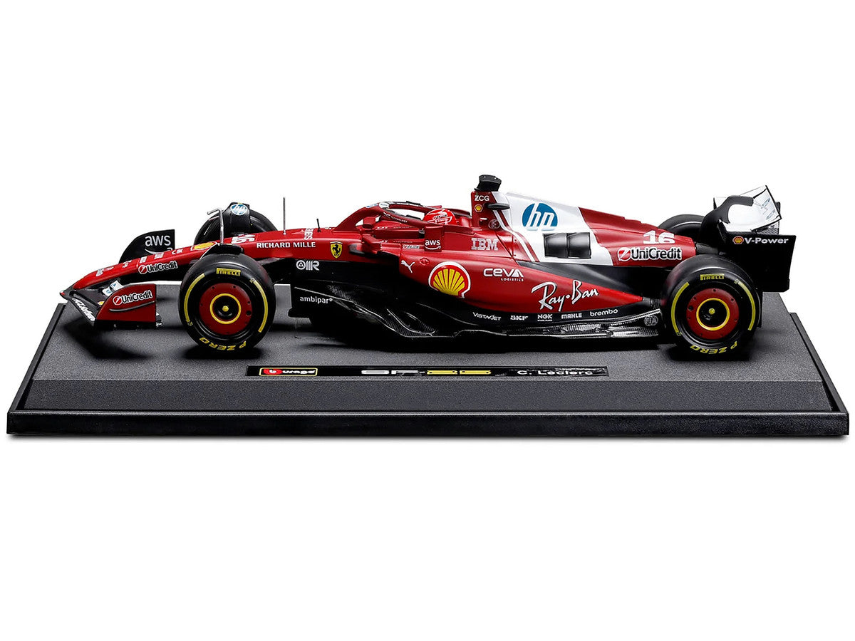 Ferrari SF-25 #16 Charles Leclerc F1 2025 1/18 Diecast Model Car-2