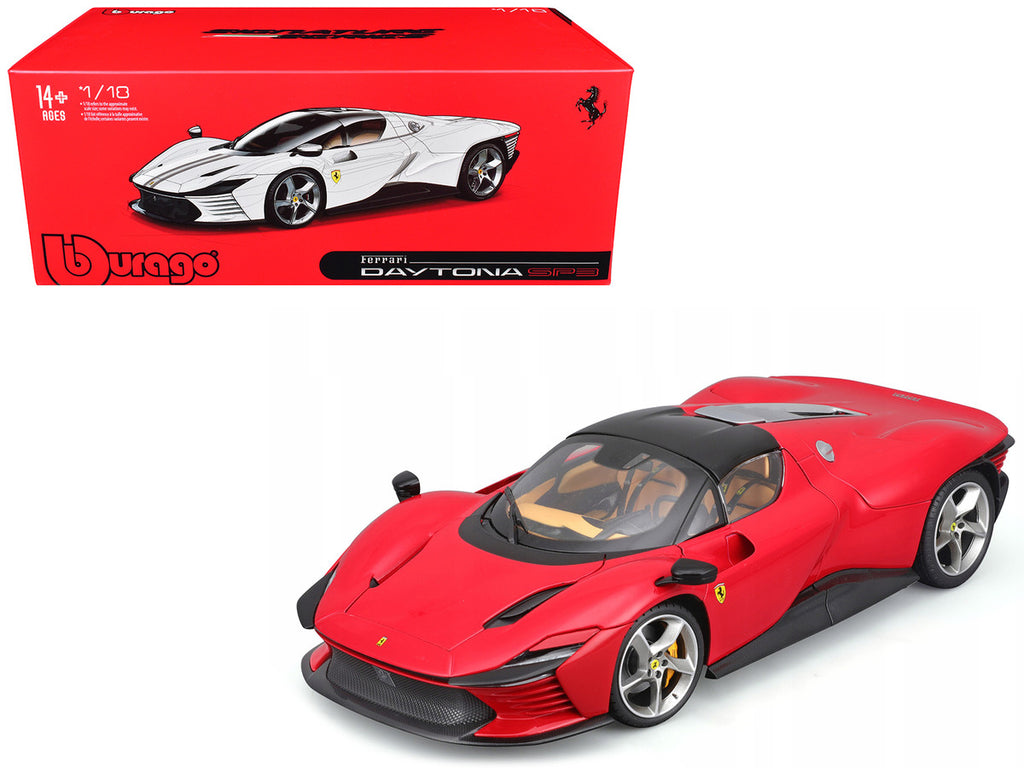 Bburago 1:18 Ferrari Daytona SP3 Red/Black | Signature Series — product image 5