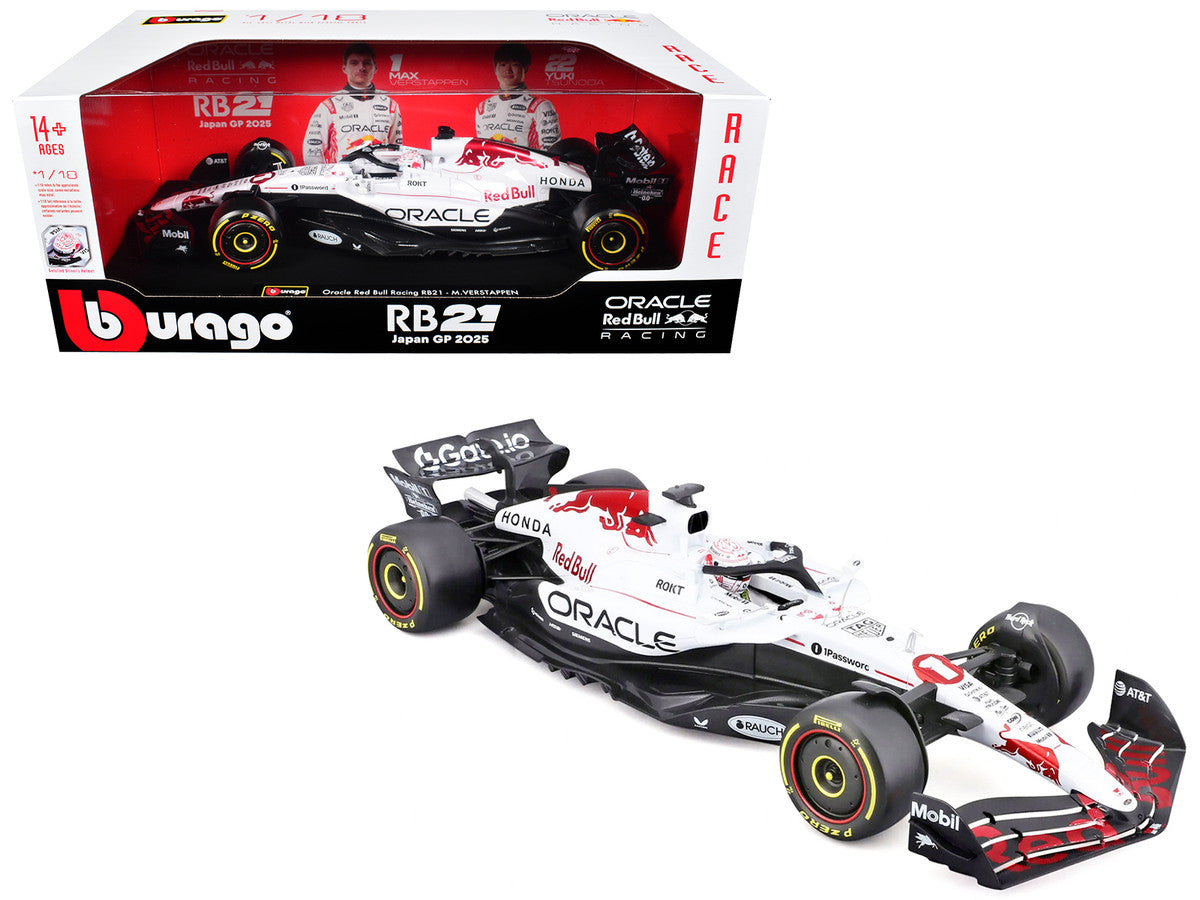Red Bull Racing RB21 Max Verstappen 2025 Japanese GP 1/18 Diecast Car-4